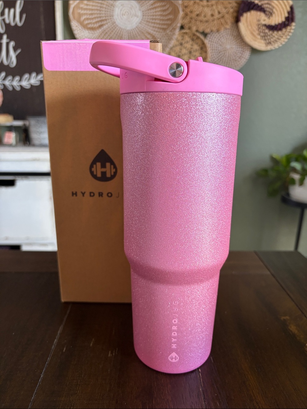 HydroJug 32oz Sport Bottle in Pretty in Pink! New!!